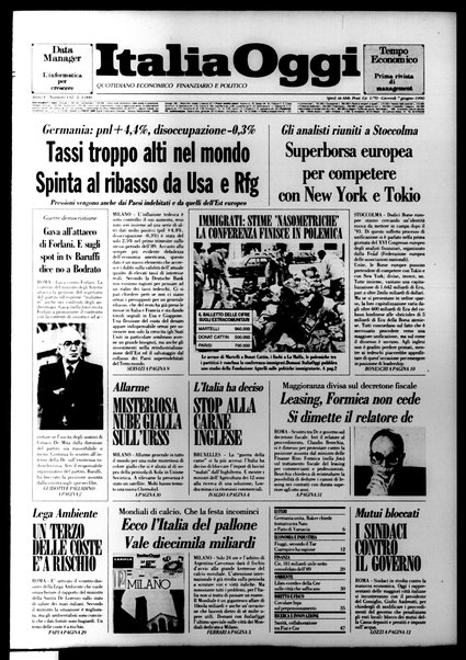 Italia oggi : quotidiano di economia finanza e politica